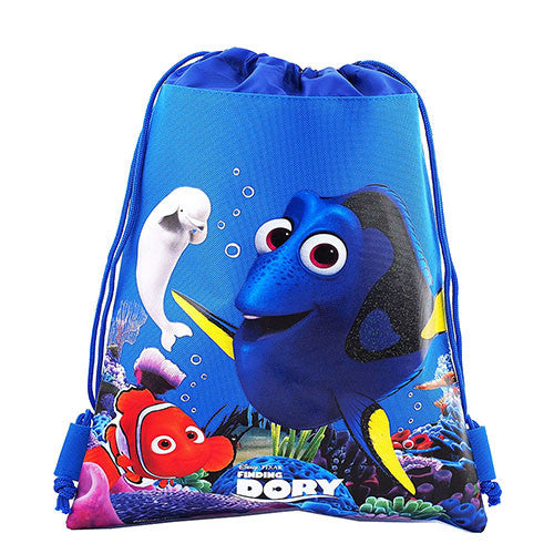 Finding Dory Character Authentic Licensed Blue Drawstring Bag