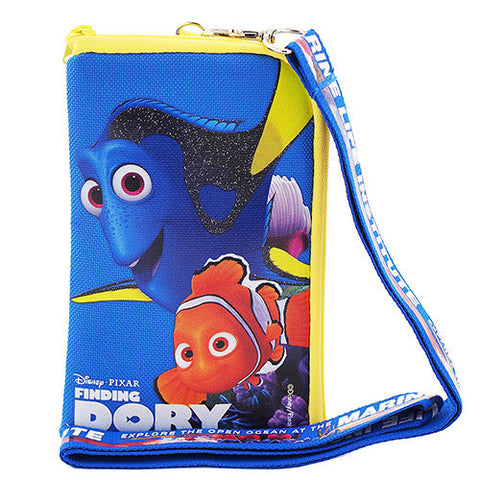 Finding Dory Character Blue Lanyard with Detachable Cellphone Case Or Coin Purse