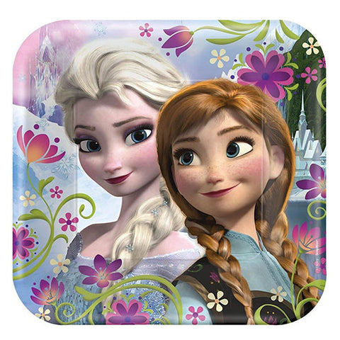 Frozen Characters Authentic Licensed 8 Luncheon Plates 9"