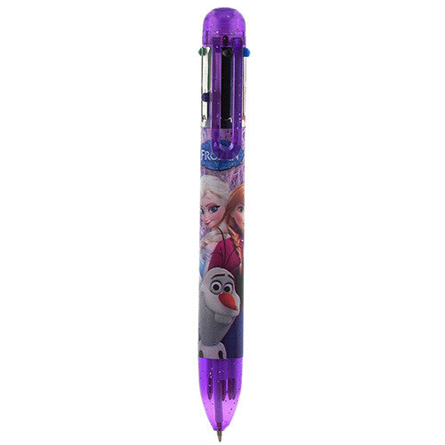 Frozen Character Elsa Anna and Olaf Authentic Licensed Purple Multicolors Pen