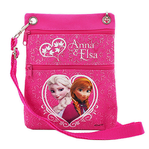 Frozen Elsa Anna Character Authentic Licensed Hot Pink Mini Shoudler Bag