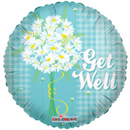 18" Get Well Bouquet Theme Foil / Mylar Balloons ( 6 Balloons )