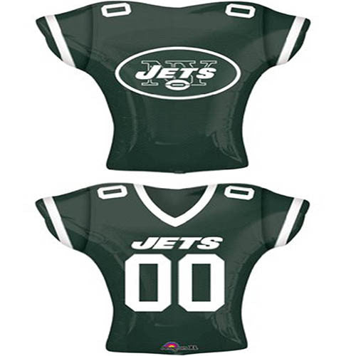 New York Jets Jersey Authentic Licensed Super Shape Foil / Mylar Balloon 24"