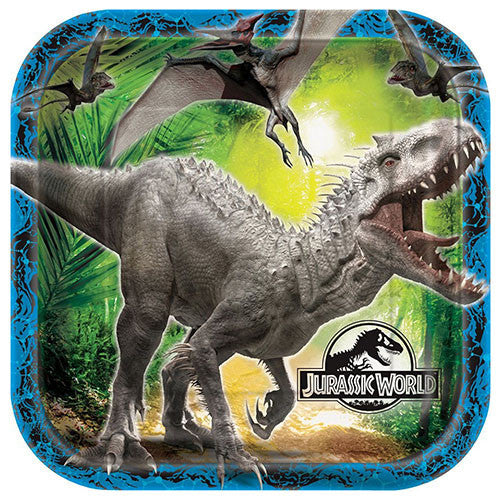 Jurassic World 8 Luncheon Paper Plates