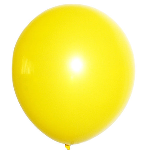 72 Yellow Latex Balloons 11"