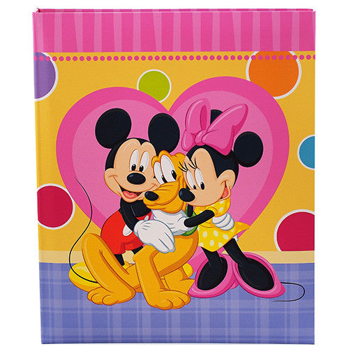 Mickey Minnie Mouse and Pluto Character Authentic Licensed Photo Album Book
