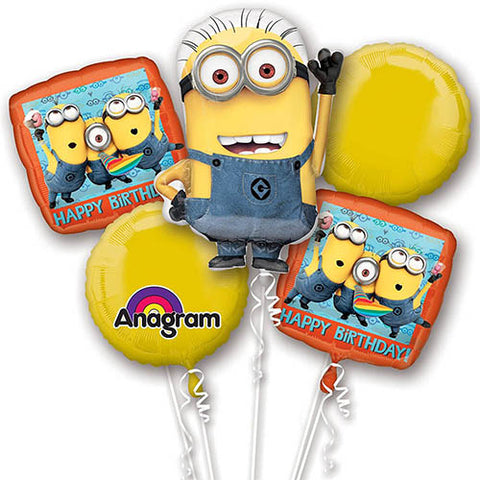 Despicable Me Minions Foil Balloon Bouquet