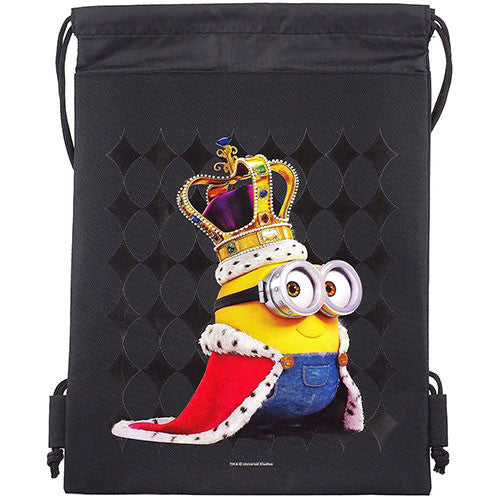 Despicable Me Minions Black Drawstring Bag