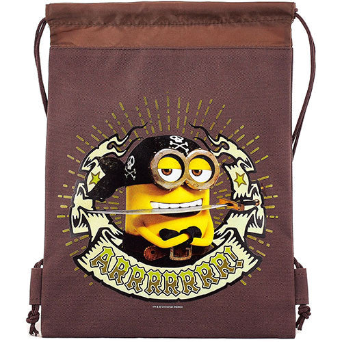 Despicable Me Minions Brown Drawstring Bag
