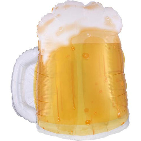 Beer Mug See Through Foil Balloon 23"