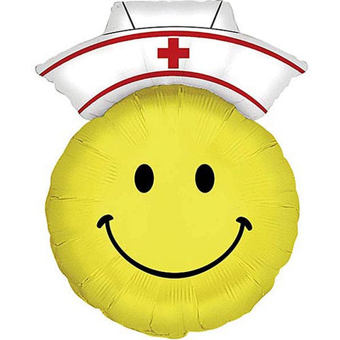 Smiley Nurse Foil Balloon 28"
