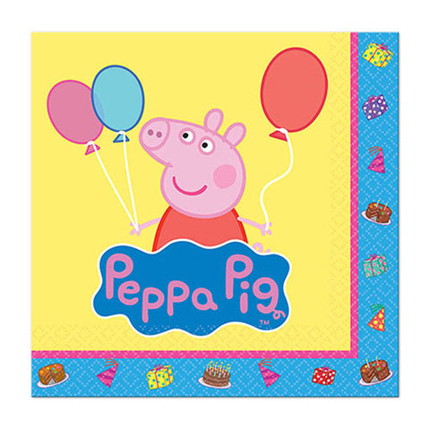 Peppa Pig Beverage Napkins 16ct