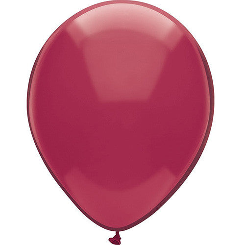 Partymate 72 Deep Burgundy Latex Balloons 11" Made In USA.