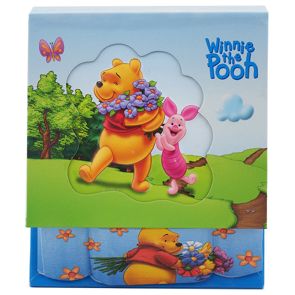 Winnie The Pooh Character " Pooh & Flower " Authentic Licensed Beautiful Embossed Memo Pad