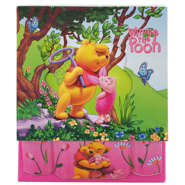 Winnie The Pooh Character " Pooh & Piglet " Authentic Licensed Beautiful Embossed Memo Pad