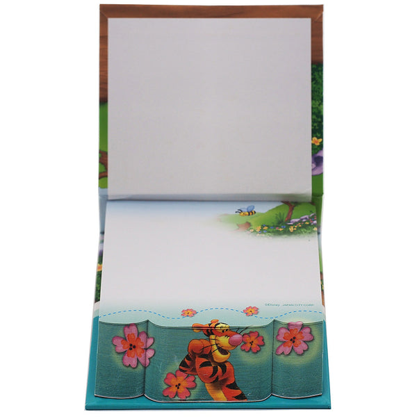 Winnie The Pooh Character " Pooh & Tigger " Authentic Licensed Beautiful Embossed Memo Pad