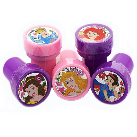 12 Princess Character Authentic Licensed Self Inking Stampers