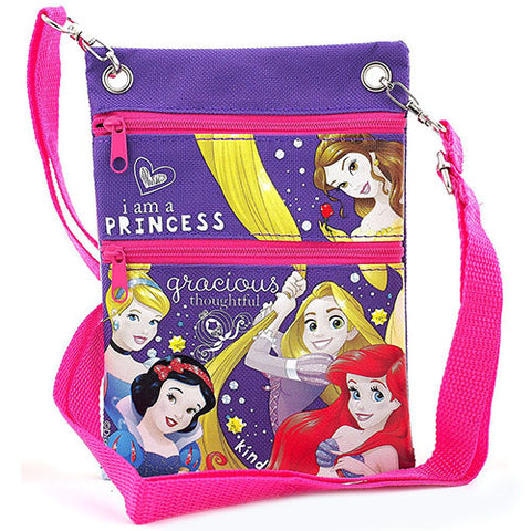 Princess Character Authentic Licensed Purple " Gracious Thoughtful " Mini Shoudler Bag