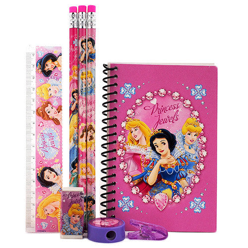 Princess Character Hot Pink Stationery Set