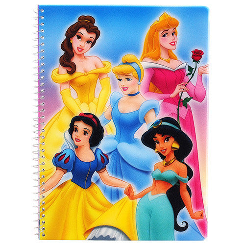 Princess Character Authentic Licensed Blue Writing Book or Notebook