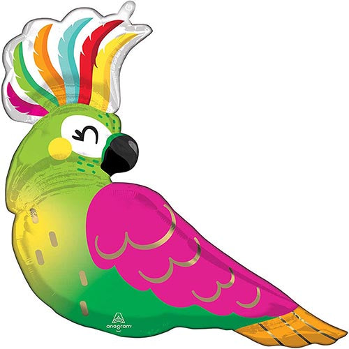 Tropical Parrot Balloon 30"