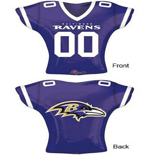 Baltimore Ravens Jersey Authentic Licensed Super Shape Foil / Mylar Balloon 24"