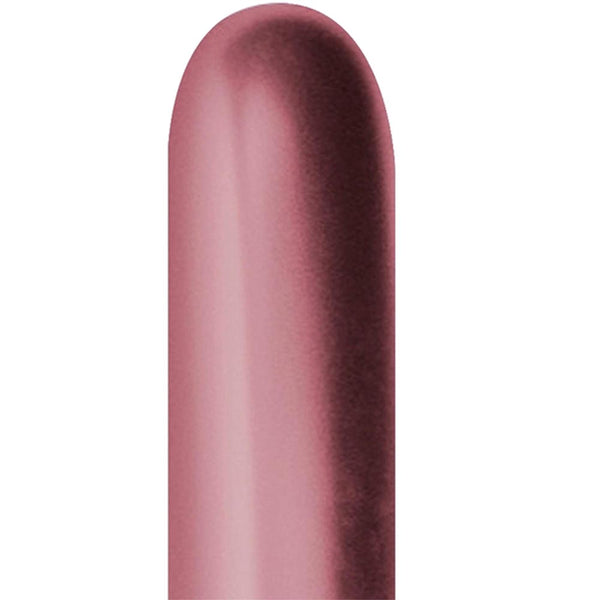 260B Reflex Pink Betallic balloons 50 Twisting