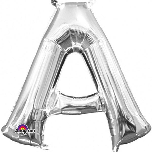 Air filled silver balloon