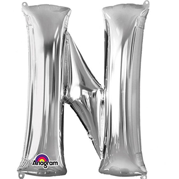 Air Filled Silver balloon