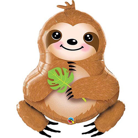 Adorable Sloth Foil Balloon 39"