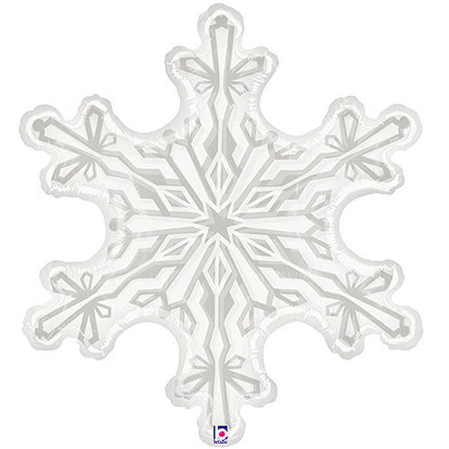 Snowflake Foil Balloon 38"
