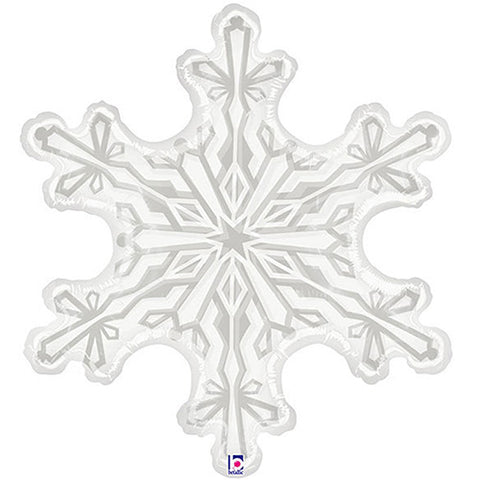 Snowflake Foil Balloon 38"