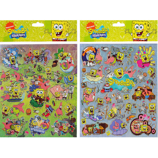 Spongebob Authentic Licensed 12 Sheets of Stickers