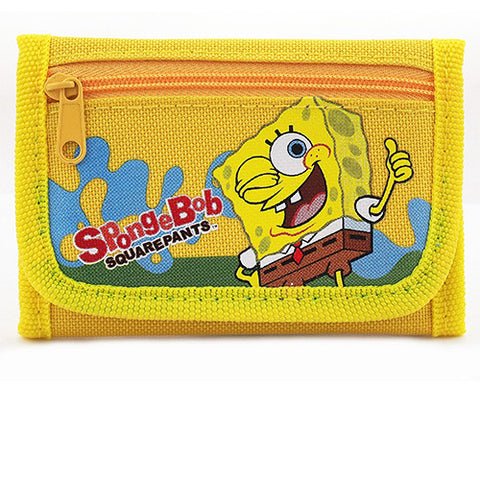 Spongebob Authentic Licensed Yellow Trifold Wallet