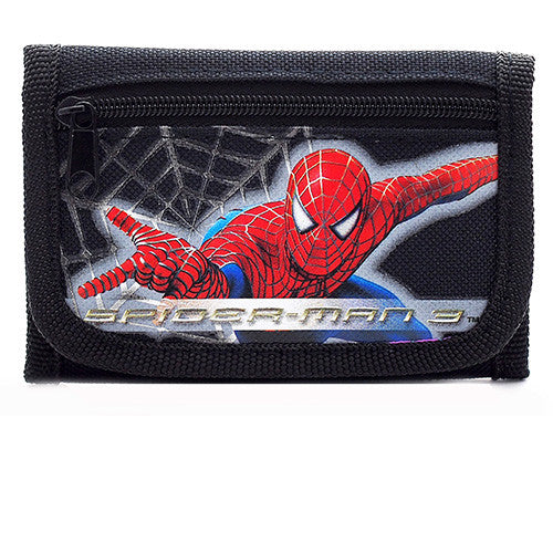 Spiderman Authentic Licensed Black Trifold Wallet