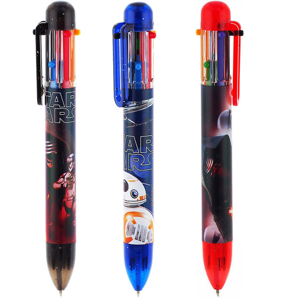 3 Star Wars Authentic Licensed Multicolors Pens Assorted Colors ( 3 Pens )