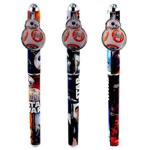 3 Star Wars Authentic Licensed Roller Pens Assorted Colors ( 3 Pens )