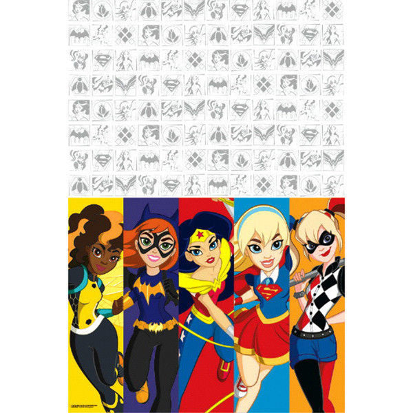 DC Super Hero Girls table cover