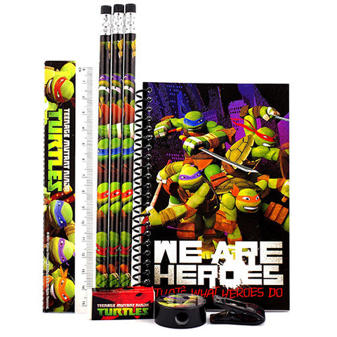 Teenage Mutant Ninja Turtles Character Black Stationery Set