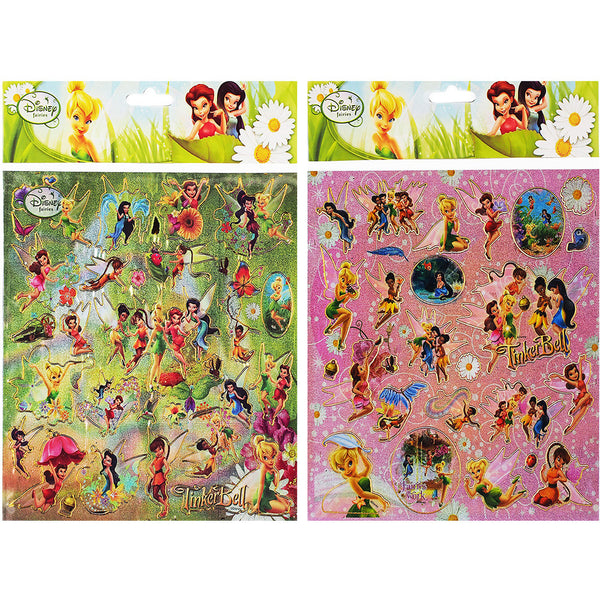 Tinkerbell Fairy Tale Authentic Licensed 12 Sheets of Stickers