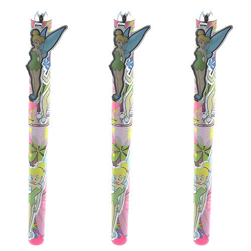 3 Tinkerbell Authentic Licensed Roller Pens Light Pink Color ( 3 Pens )