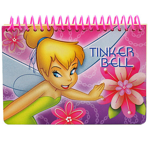 Tinkerbell " Big Flower " Pink  Authentic Licensed Autograph Book