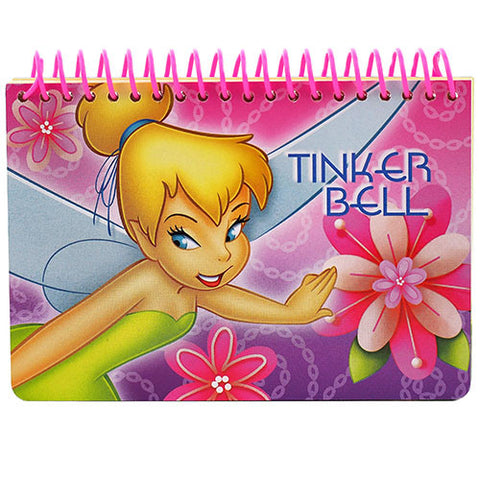 Tinkerbell " Big Flower " Pink Authentic Licensed Autograph Book