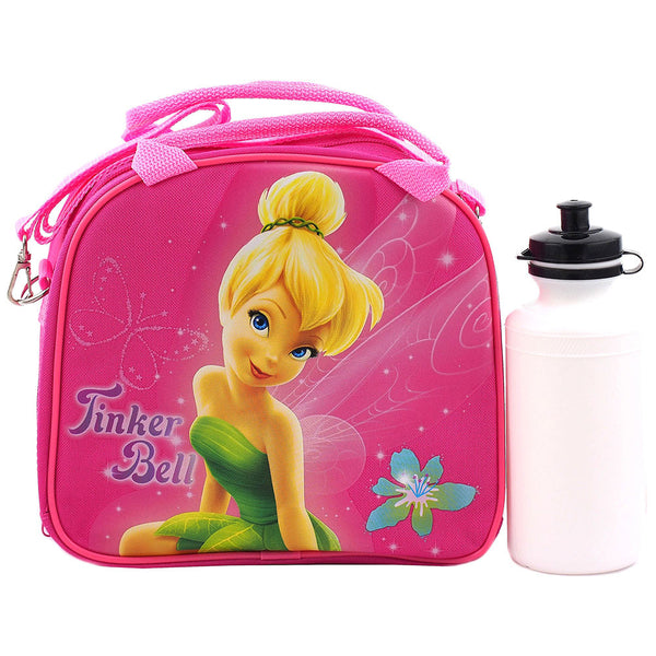 New Walt Disney Frozen Elsa Anna Light Blue School Lunch Box Bag & Water  Bottle