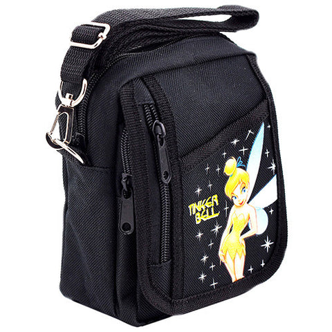 Tinkerbell Fairy Tale Character Authentic Licensed Black Mini Shoudler Bag