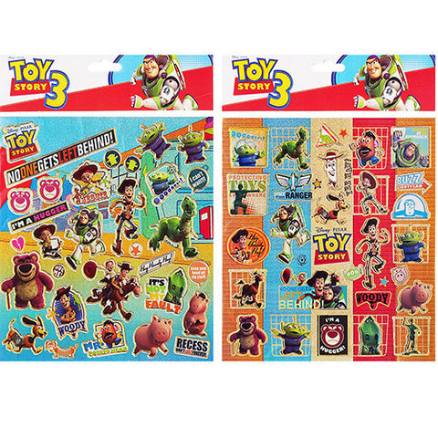 Toys Story Authentic Licensed 12 Sheets of Stickers