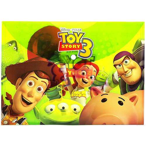 Toys Story Character Authentic Licensed Green Plastic Folders ( 2 Folders )