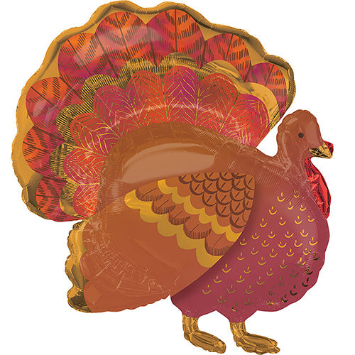 Turkey Foil Balloon 32"
