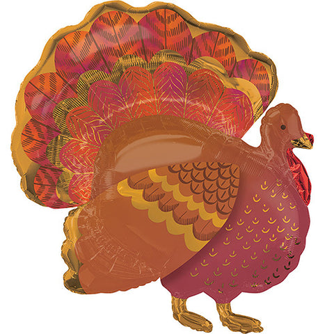 Turkey Foil Balloon 32"