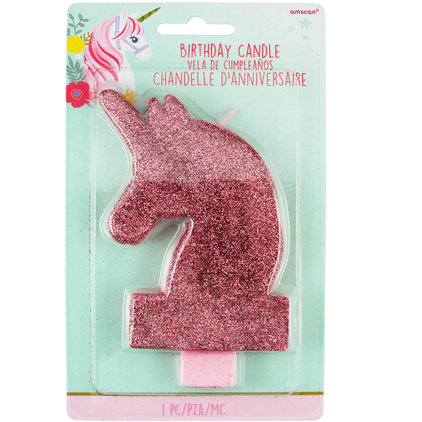 Unicorn candle